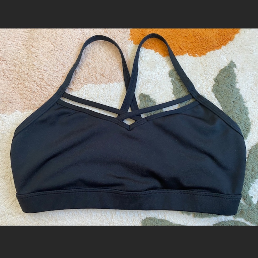 Strappy Sports Bra by C9 Champion - Black - XS
